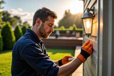 Guide pratique pour installer un éclairage extérieur équipé d'un détecteur de mouvement