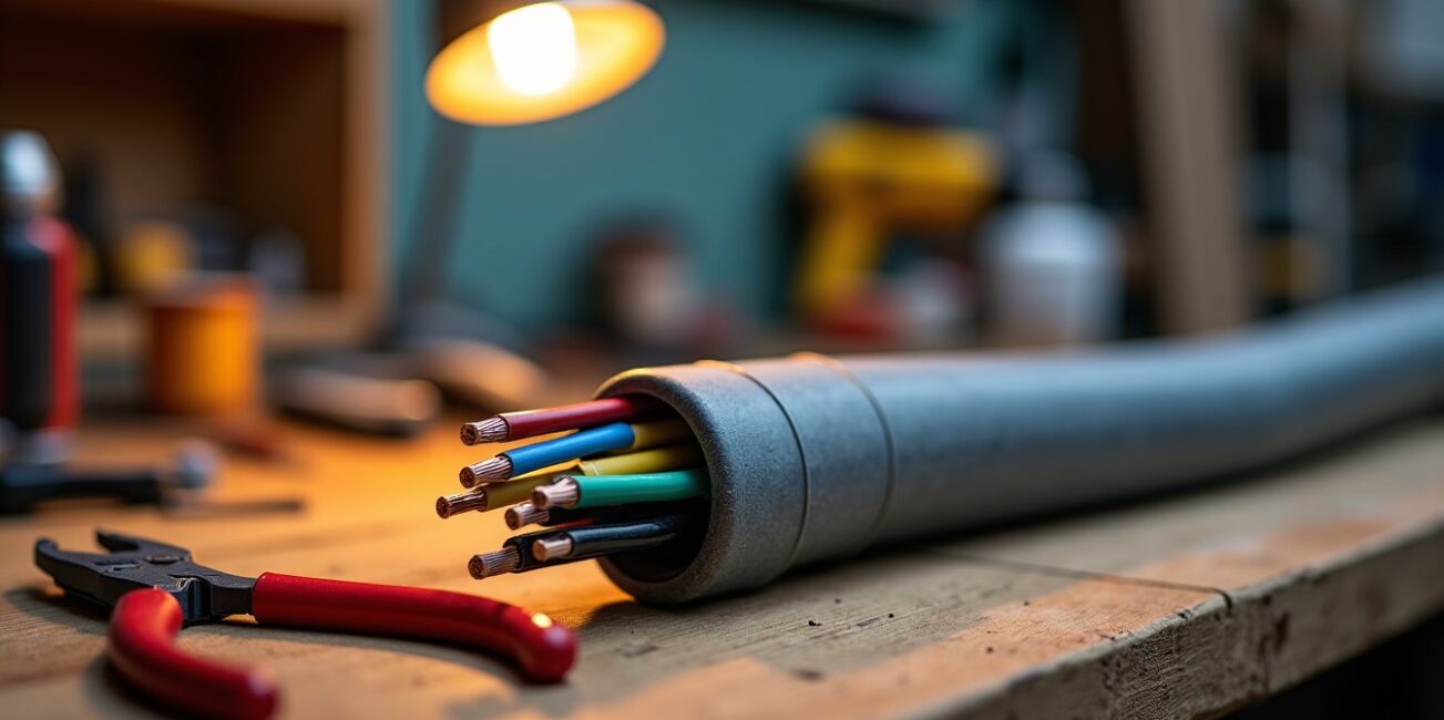 Quelle quantité de câbles peut accueillir une gaine de 40 mm ?