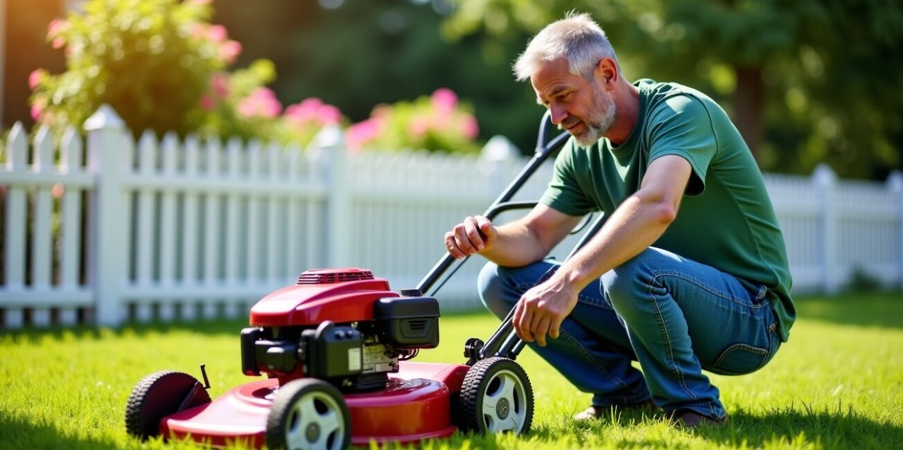 Comprendre pourquoi la roue de votre tondeuse reste bloquée en marche arrière