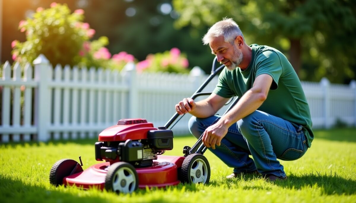 Comprendre pourquoi la roue de votre tondeuse reste bloquée en marche arrière