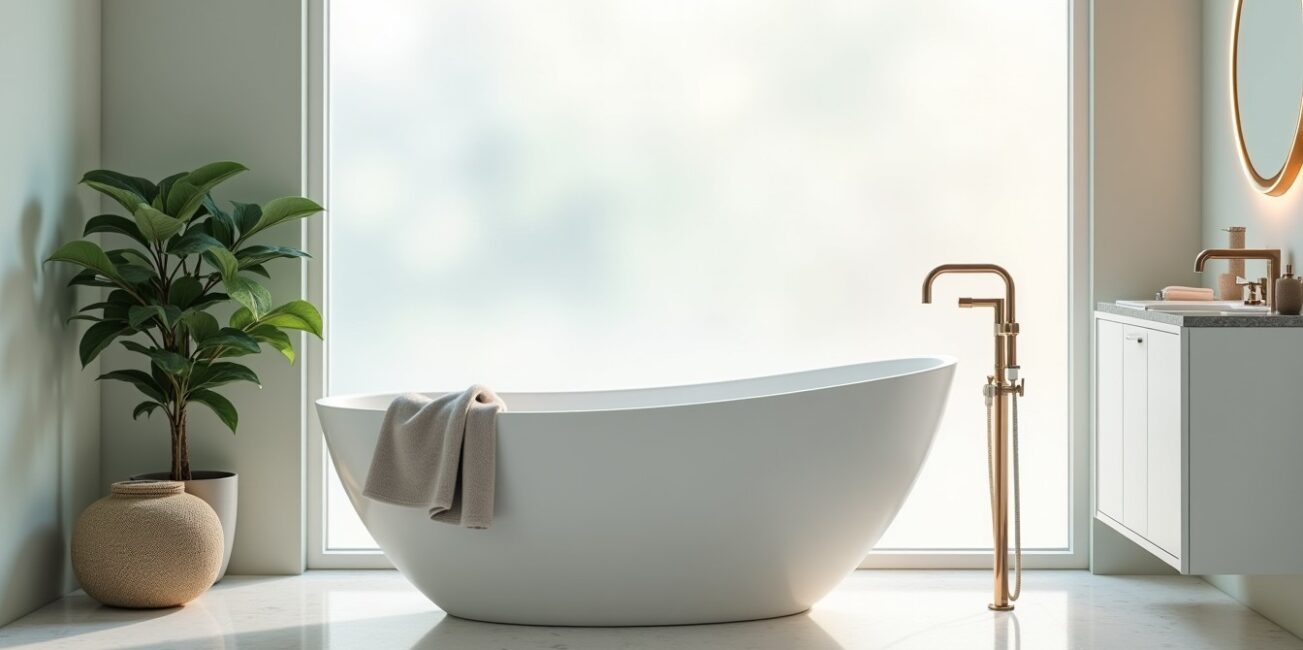 Baignoire îlot dans une petite salle de bains : rêve réalisable ou simple illusion ?