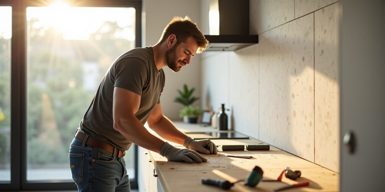 Comment retirer la colle à carrelage sur du placo sans endommager le mur