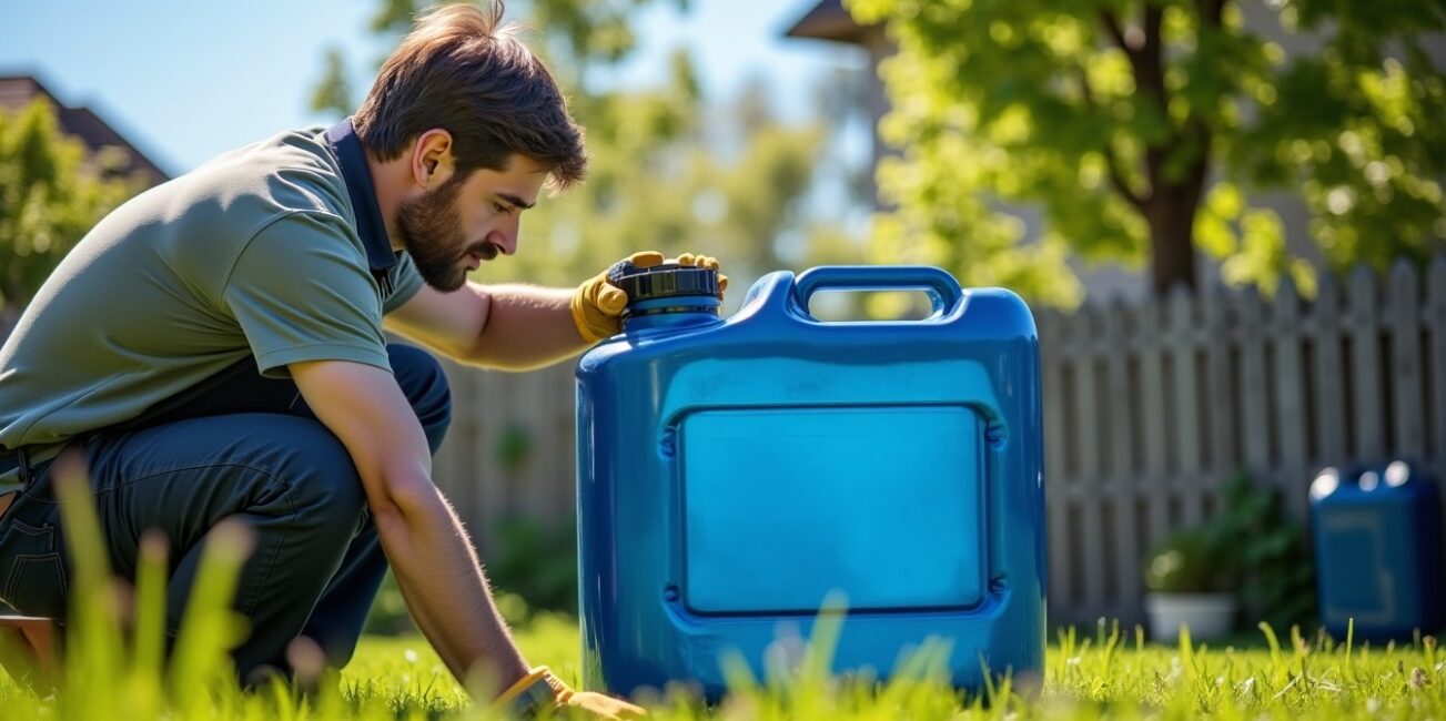 Guide pratique : Comment transformer et nettoyer une cuve à fioul en plastique pour la récupérer d’eau de pluie
