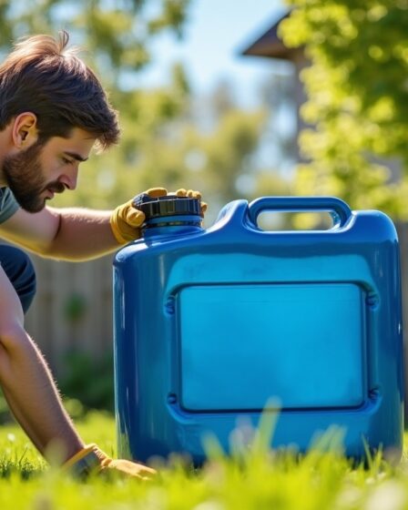 Guide pratique : Comment transformer et nettoyer une cuve à fioul en plastique pour la récupérer d’eau de pluie