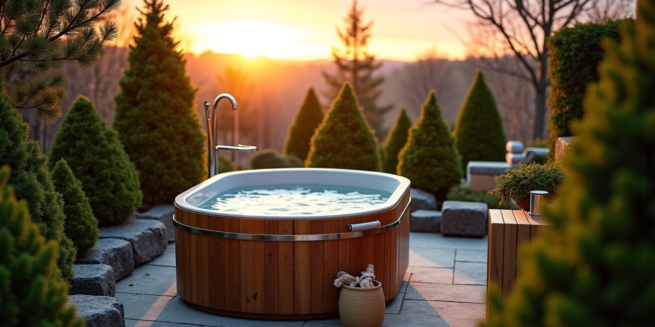 L'élégance scandinave s'invite dans votre jardin avec SKADI BAIN NORDIQUE