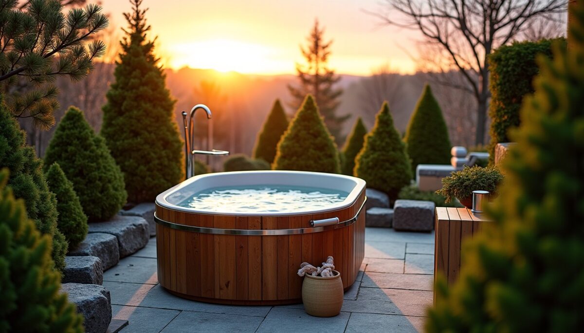 L'élégance scandinave s'invite dans votre jardin avec SKADI BAIN NORDIQUE