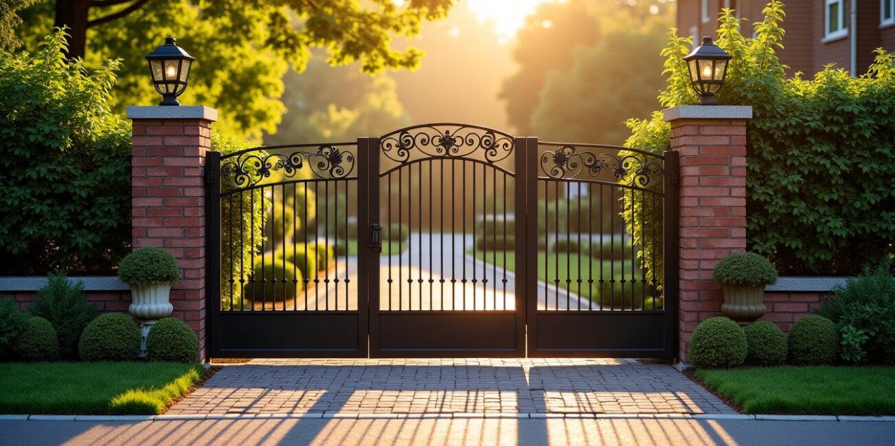 Portails en aluminium, PVC ou fer forgé : quel choix idéal pour chaque type de façade ?