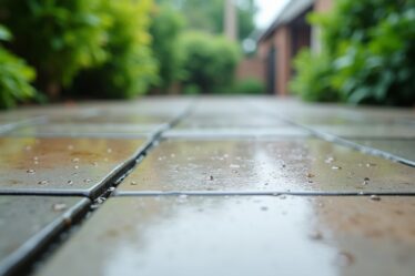 Combien de temps met à sécher un joint de carrelage extérieur sous la pluie ?