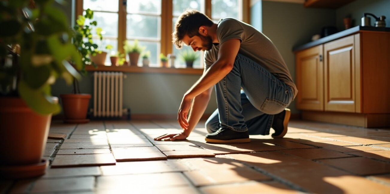 Solutions efficaces pour réparer un espace vide dans votre carrelage au sol