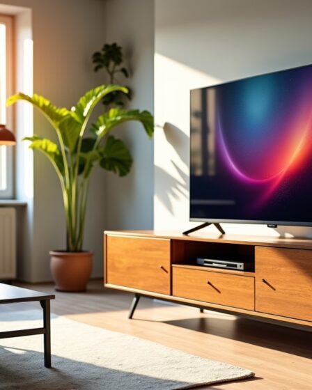 Meuble TV et grand écran : comment choisir la taille idéale selon la diagonale de votre télévision ?