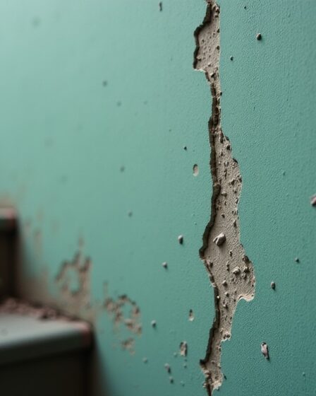 Fissure en escalier sur un mur : un signe inquiétant ou un simple défaut ?
