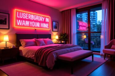 Le néon : l’accessoire incontournable pour sublimer votre chambre avec style