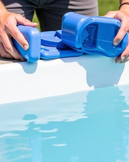 Guide pratique pour remplacer un bloc de filtration F15 sur une piscine Desjoyaux