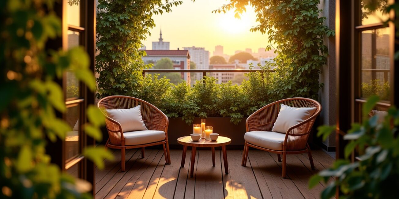 Transformer votre balcon en havre d’intimité : astuces et aménagements pour échapper aux regards indiscrets