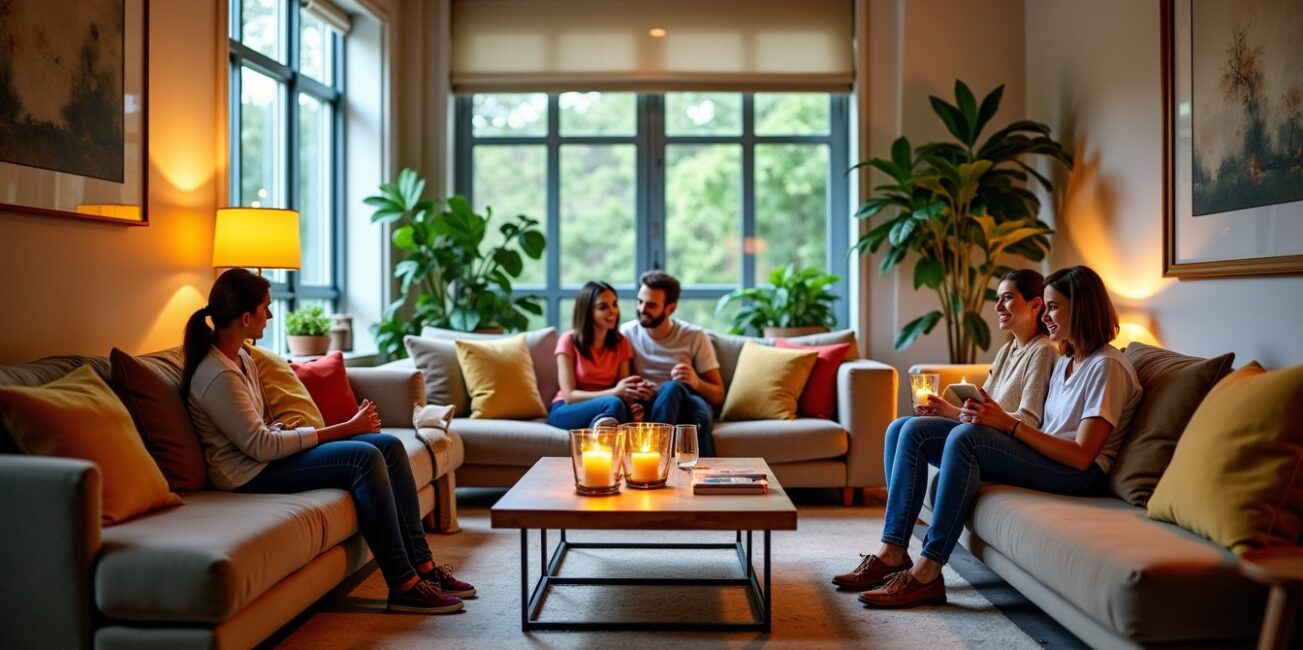 Astuces et idées pour transformer un grand salon en un espace convivial et harmonieux