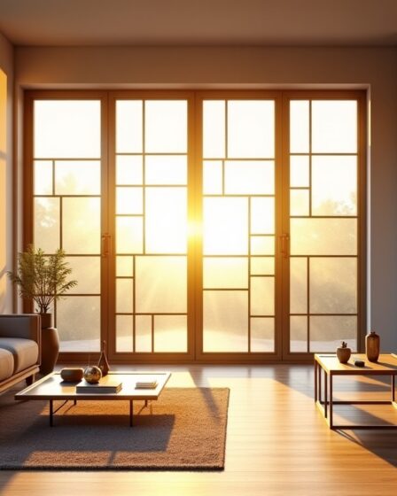 Astuces et idées pour métamorphoser une porte vitrée à petits carreaux dans votre intérieur