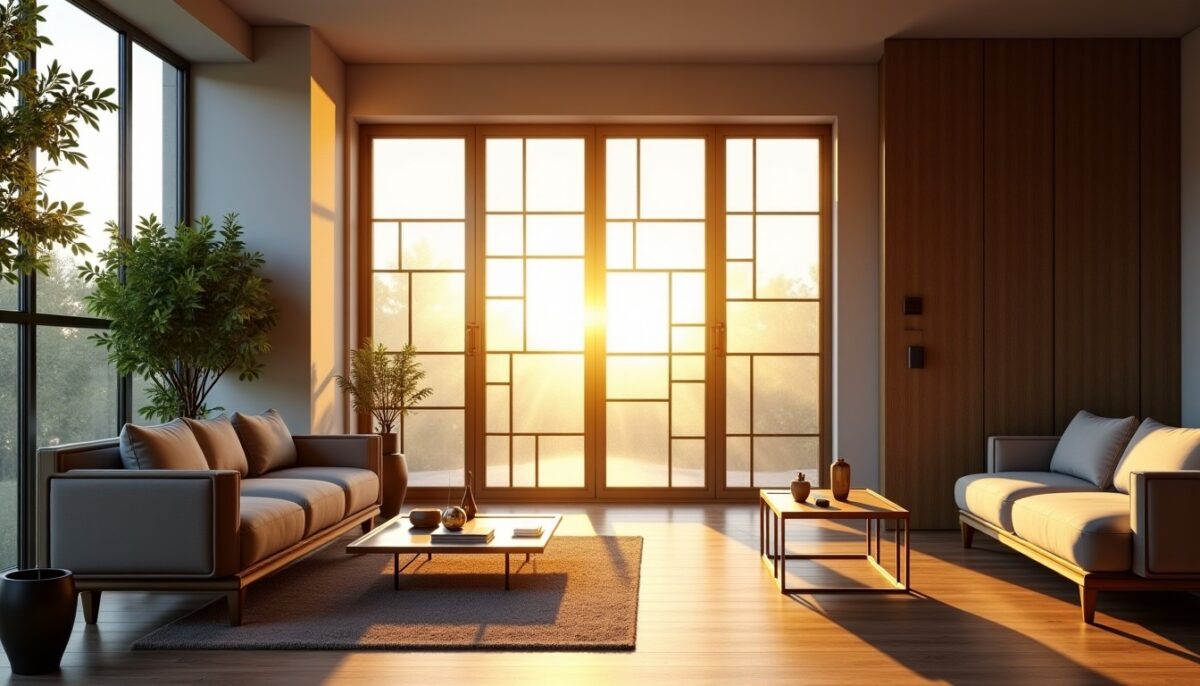 Astuces et idées pour métamorphoser une porte vitrée à petits carreaux dans votre intérieur