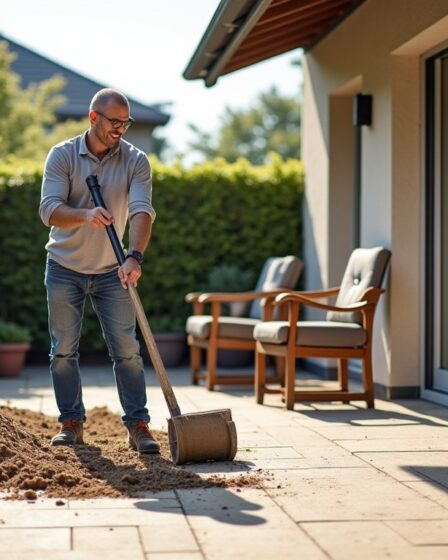 Combien de jours faut-il à un particulier pour carreler seul une terrasse de 40 m² ?