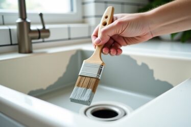 Guide pratique : Transformer un évier en résine abîmé grâce à la peinture, sans le changer