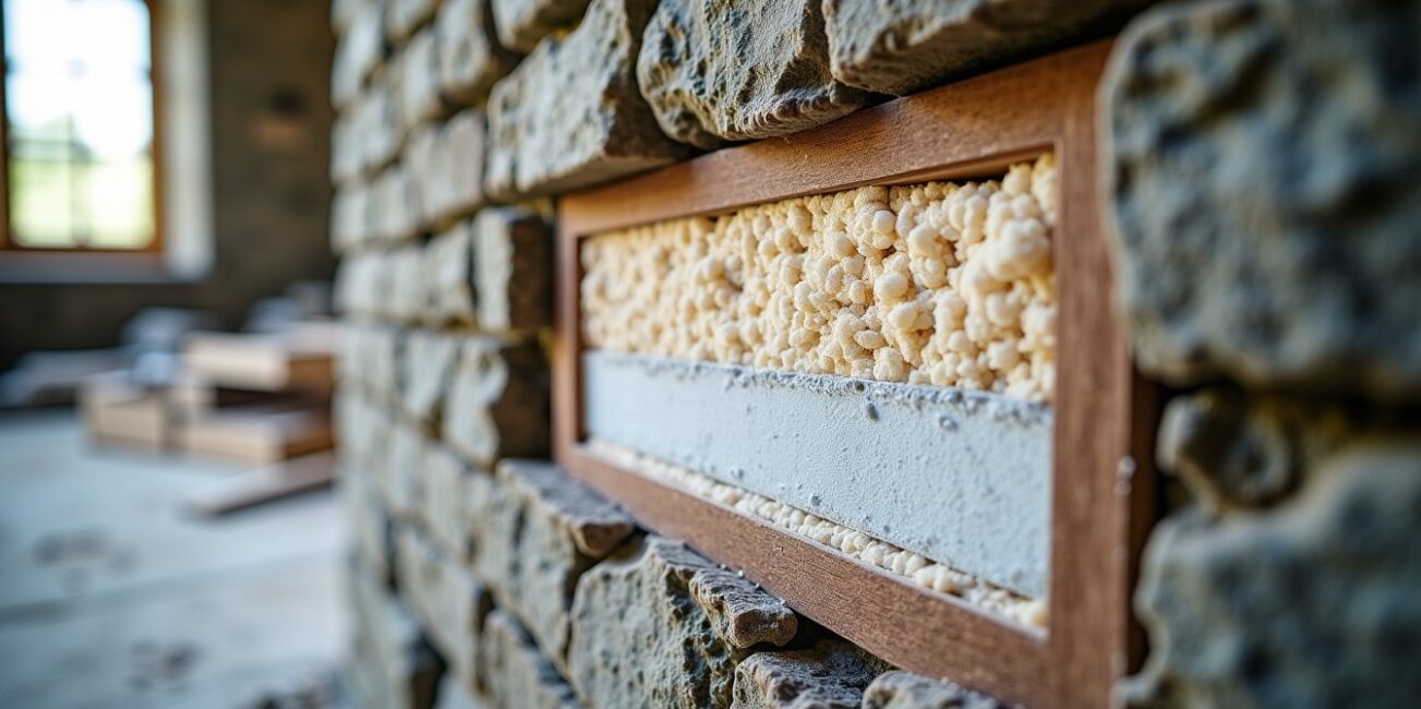 Faut-il prévoir une lame d'air pour isoler un mur en pierre efficacement ?