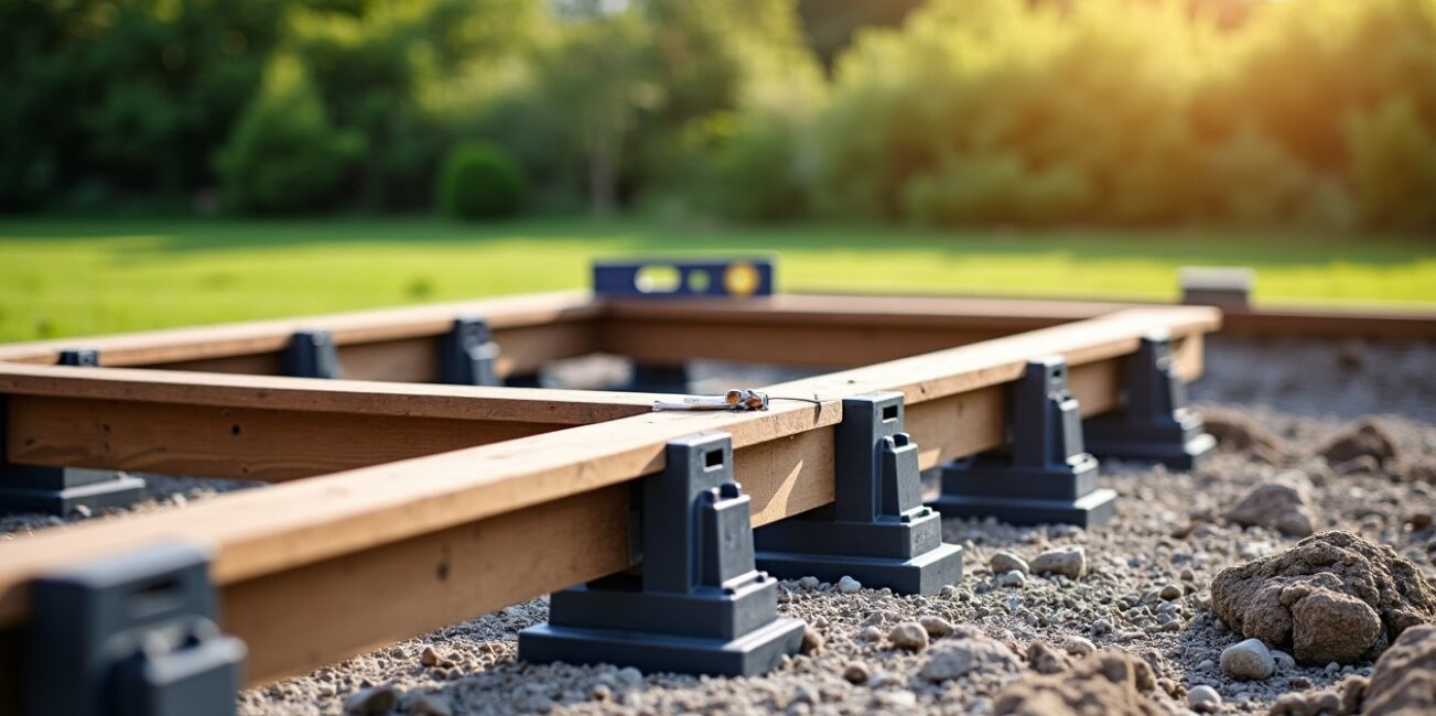 Terrasse composite sur plots : les clés pour bâtir une structure résistante et durable
