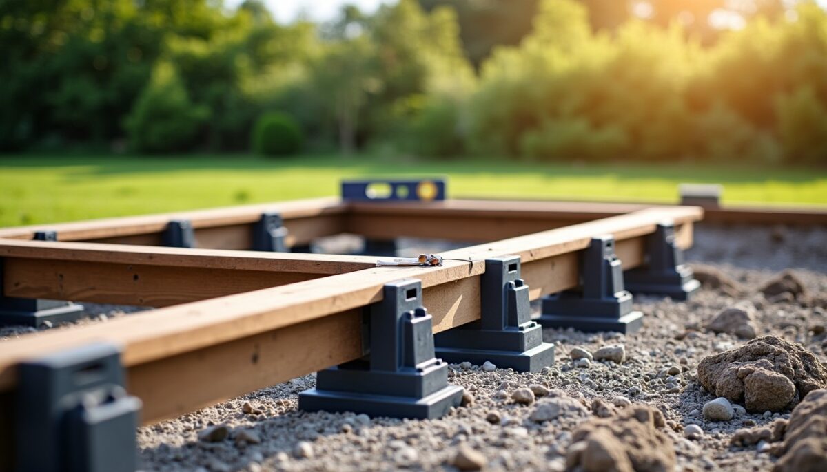 Terrasse composite sur plots : les clés pour bâtir une structure résistante et durable