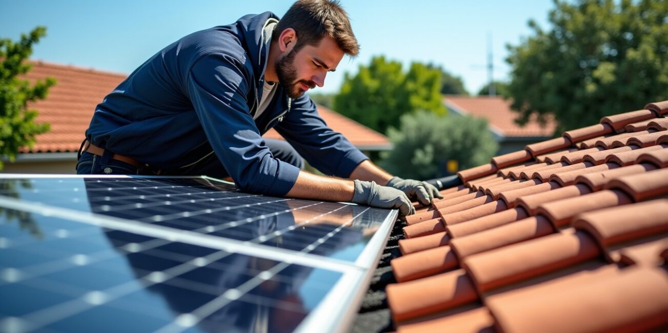 Les différentes techniques pour fixer des panneaux photovoltaïques sur une toiture en tuiles