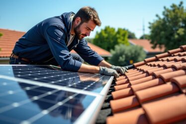 Les différentes techniques pour fixer des panneaux photovoltaïques sur une toiture en tuiles