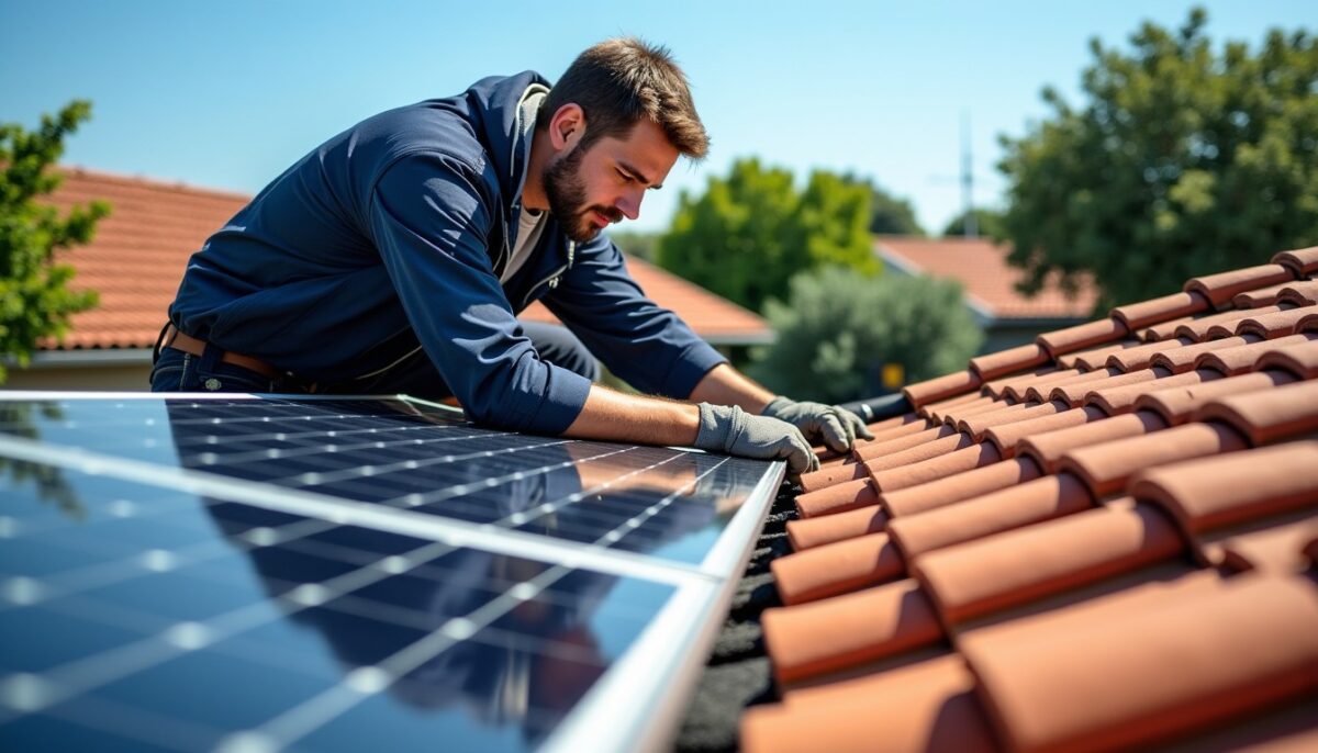 Les différentes techniques pour fixer des panneaux photovoltaïques sur une toiture en tuiles