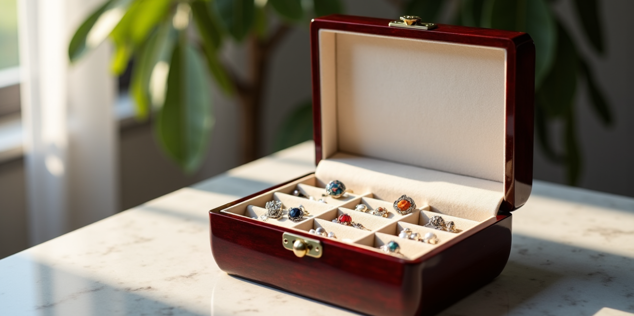 Choisir un coffret bijou : matière, finition et compartiments