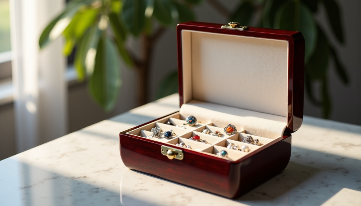 Choisir un coffret bijou : matière, finition et compartiments